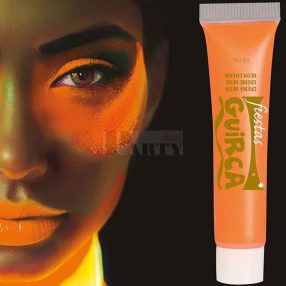 Neon sötétben világító narancs arcfesték 20 ml 