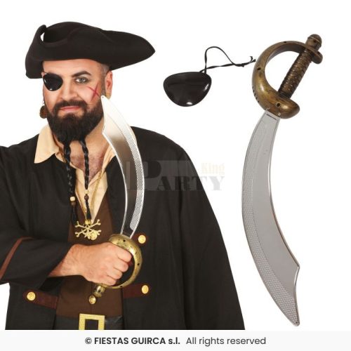 Kalóz kard és szemfedő