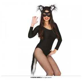 Szőrös macska jelmez kiegészítő szett 