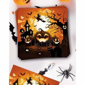 Tökös halloween szalvéta 