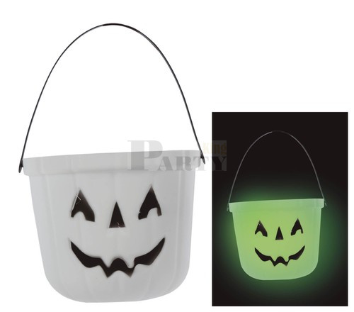 Cukorkagyüjtő üst fehér foszforeszkáló 20cm 