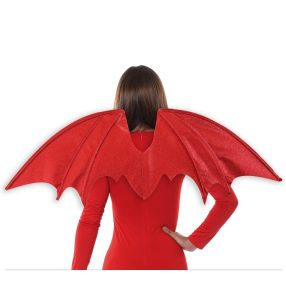 Piros csillámos denevér/ördög szárny