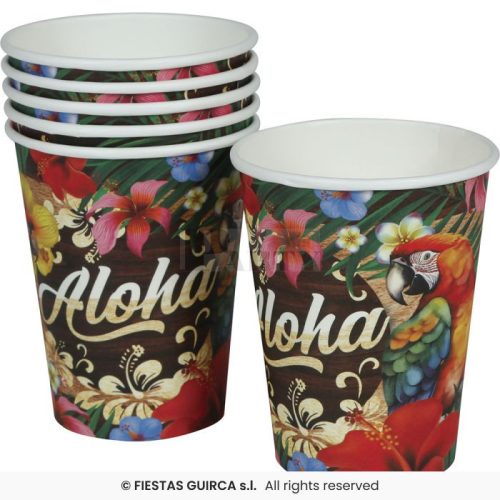 ALOHA party pohár papír 6 db 