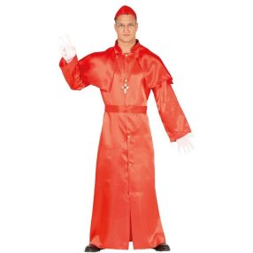 Piros pápa jelmez 52-54-es (L)