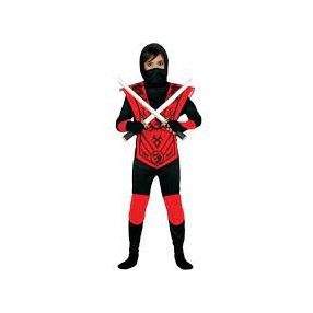 Vörös ninja jelmez 5-6 éves