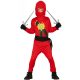 Piros ninja jelmez 10-12 éves