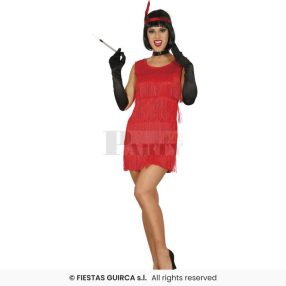 Charleston piros jelmez XL-es 20-as évek