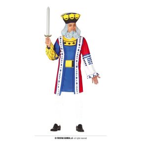 Francia kártya király jelmez 42-44-es (L)