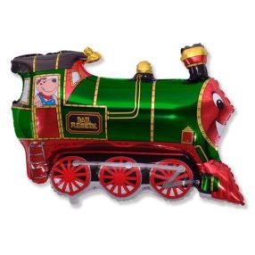 Vonat fólia lufi 78 cm