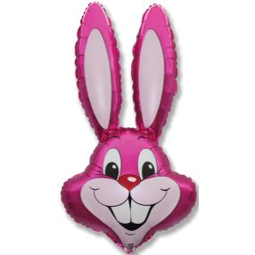Rózsaszín nyúl (Tapsi Hapsi) fólia lufi 90 cm 