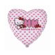 Hello Kitty szív fólia lufi 45 cm