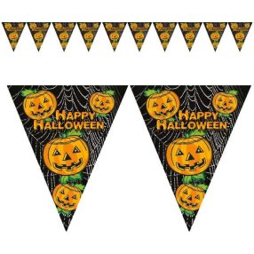 Happy Halloween zászlófüzér 
