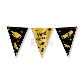   Zászlófüzér You did it Grad! ballagásra diplomaosztóra 10 m