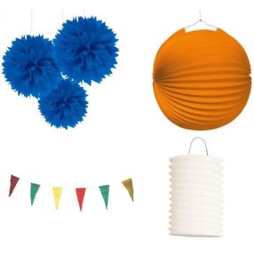 Lampionok, girlandok, füzérek